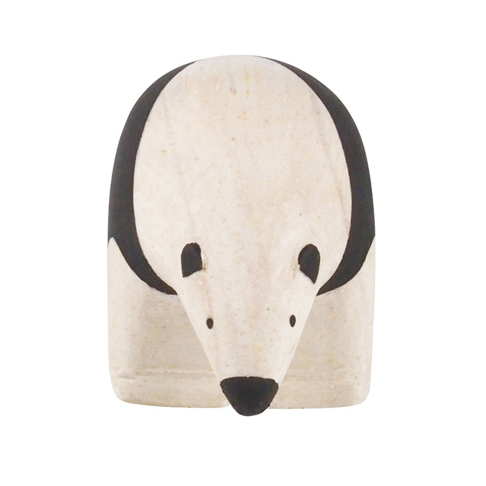 Figurine Fourmilier parent (Polepole) en bois, T-LAB