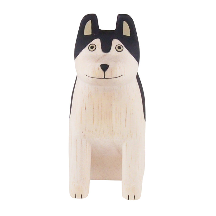Holzfigur – Husky