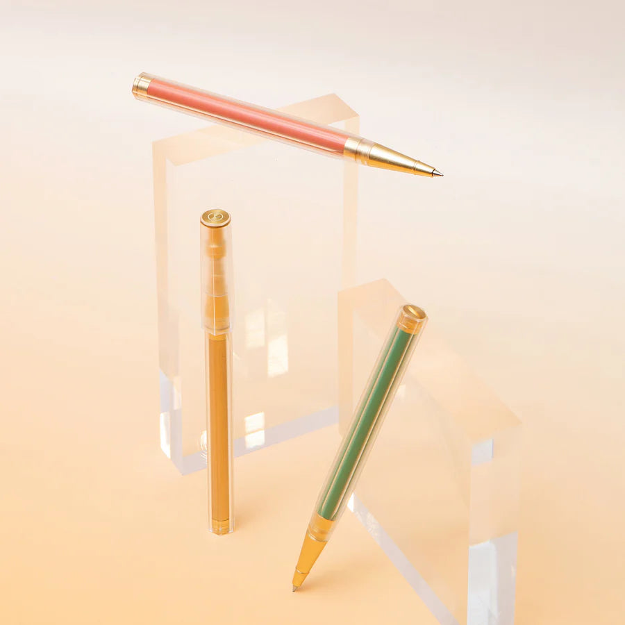 Stylo roller Glamour Evolve ystudio, Elemental, Laiton