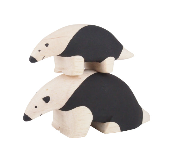 Holzfigur – Junges Ameisenbär