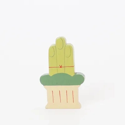 Figurine Collection Fortune (lot de 4 pièces) en bois, T-LAB
