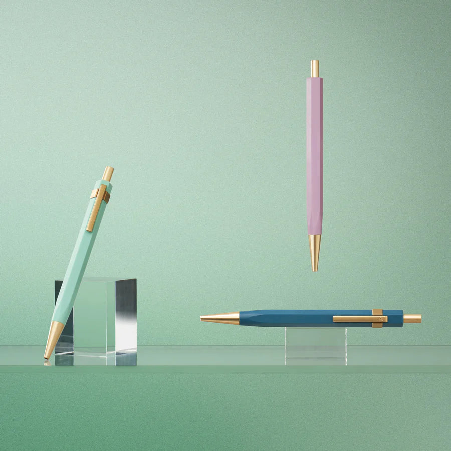 Stylo à bille Glamour Evolve ystudio, Ocean Sustainable, Mer indigo