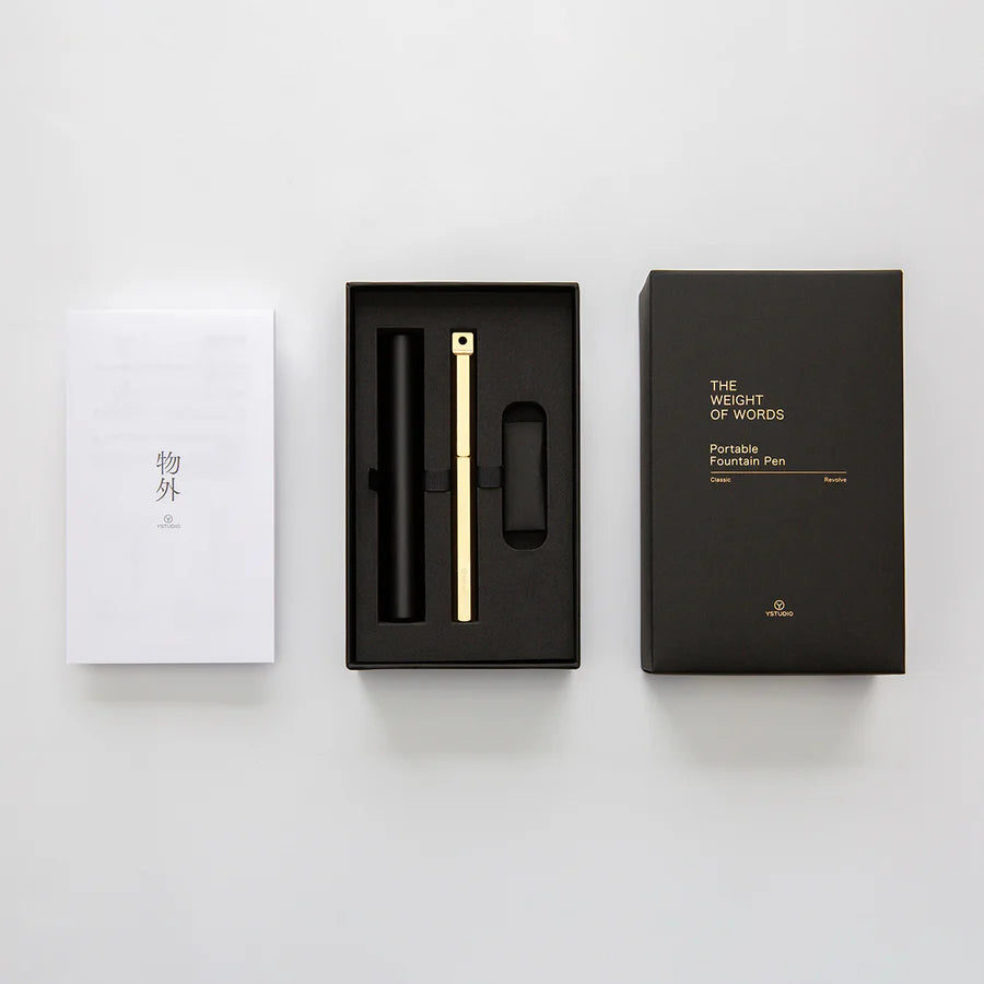 Stylo-plume Classic Revolve Brass · YSTUDIO | Maison Godillot