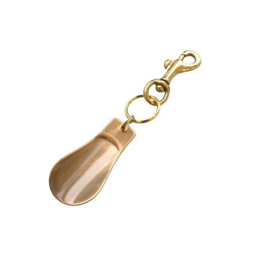 Chausse-pied en porte-clefs - Laiton oxydé avec boite - SHOE HORN