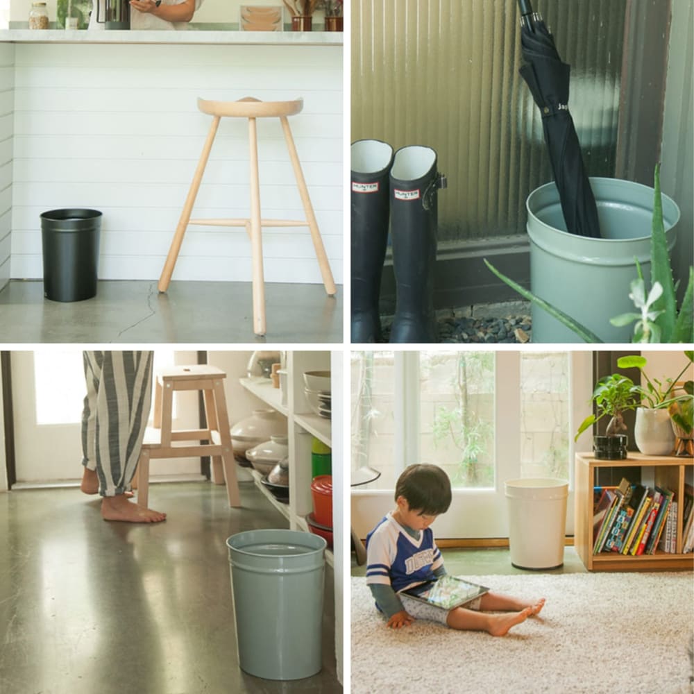 Corbeille à papier conique - Gris - S - CORBEILLE À PAPIER