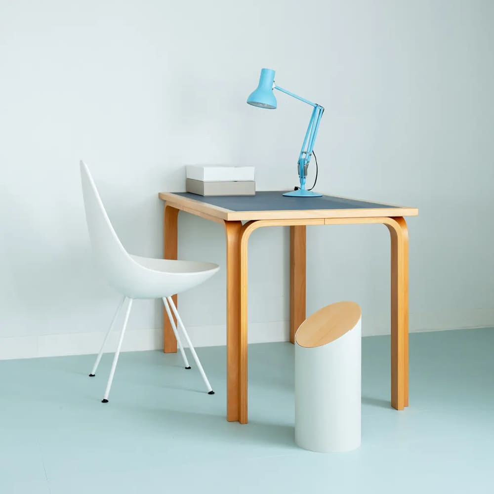 Corbeille à papiers ’SWING BIN’ - Vert couvercle noyer - S - CORBEILLE À PAPIER