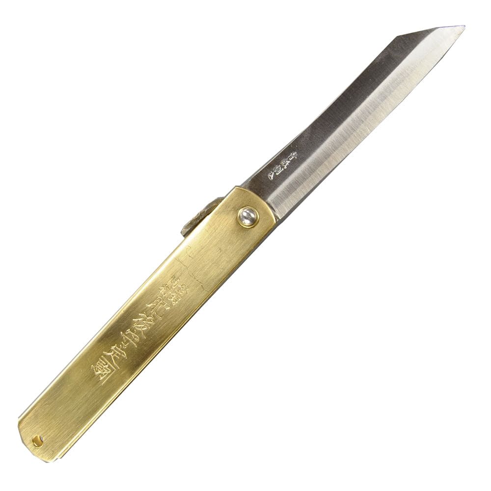 Couteau pliant - Finition laiton - LL - COUTEAUX DE POCHES