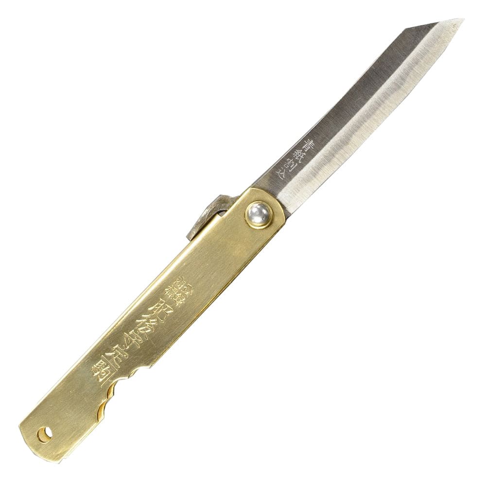Couteau pliant - Finition laiton- S - COUTEAUX DE POCHES