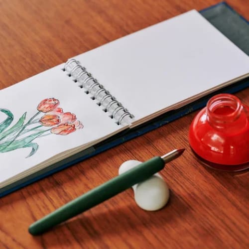 Couverture pour carnet Mini note - Kuzushi par Y. & SONS - ACCESSOIRES DE BUREAU