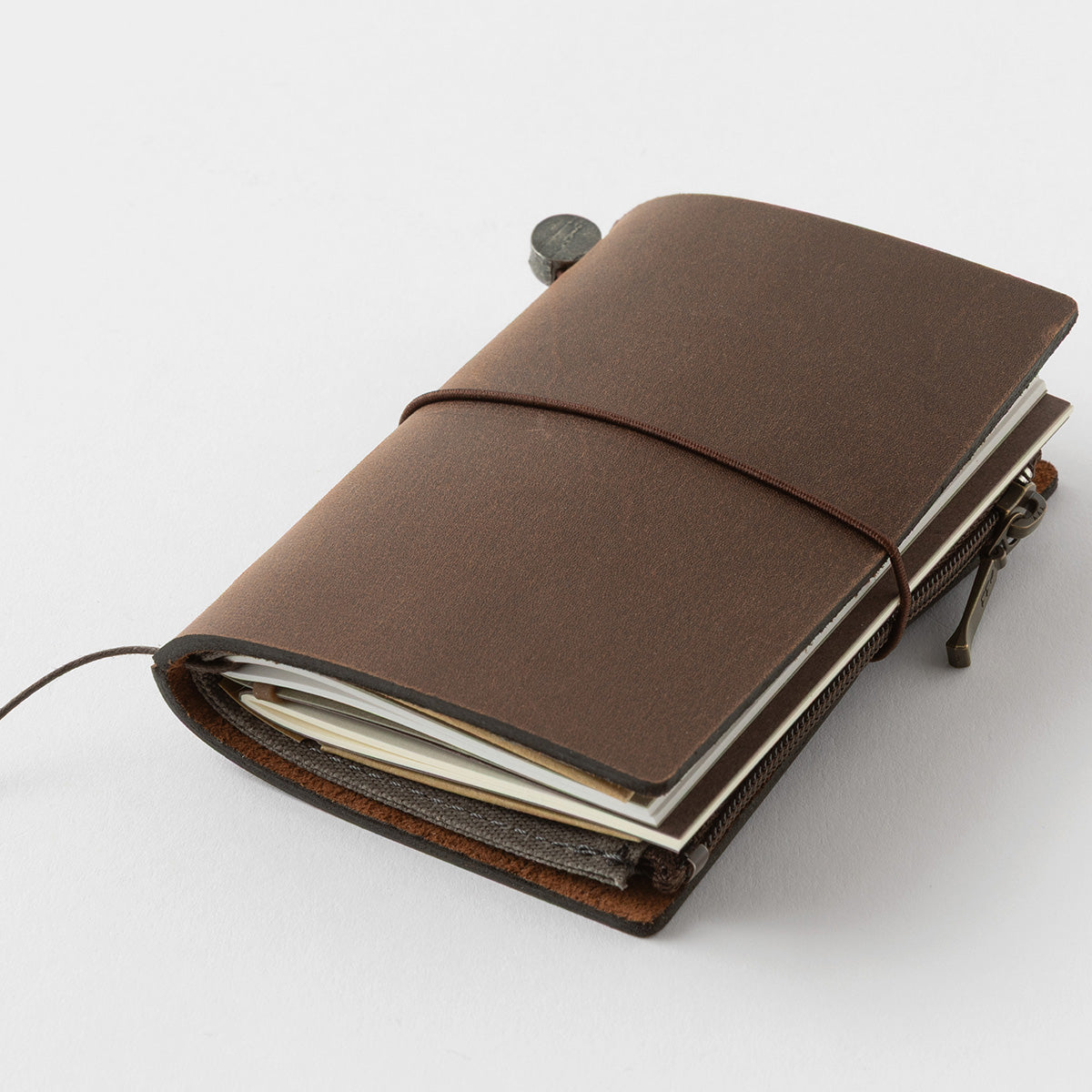 TRAVELER'S notebook Card Size 20e anniversaire, marron