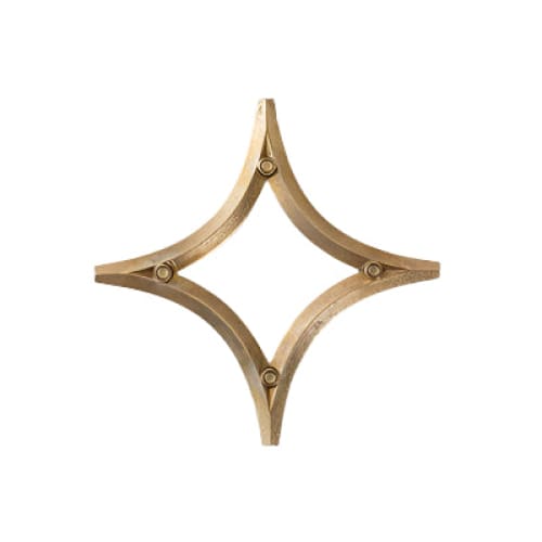 DESSOUS DE PLAT EN LAITON - ETOILE - PLATEAUX