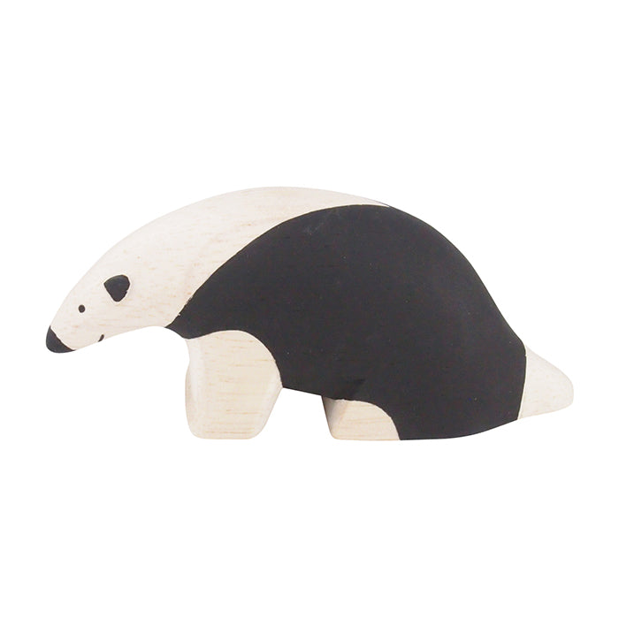Figurine Fourmilier parent (Polepole) en bois, T-LAB
