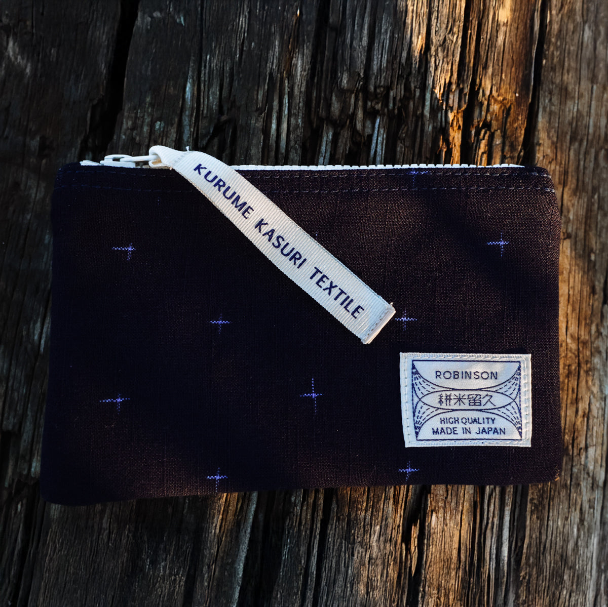 Pochette M Kleine Kreuze Marine/Blau