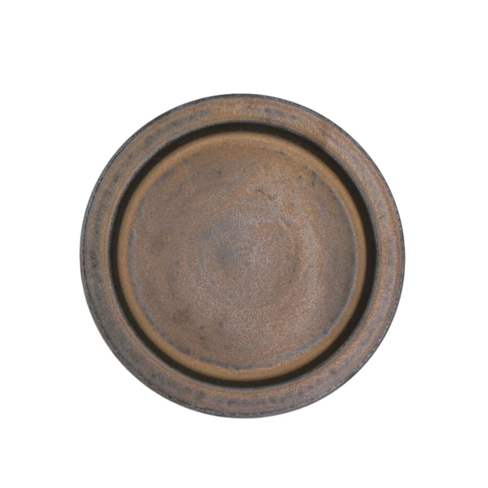 Grande assiette - Série poterie ancienne - Laiton - VAISSELLE