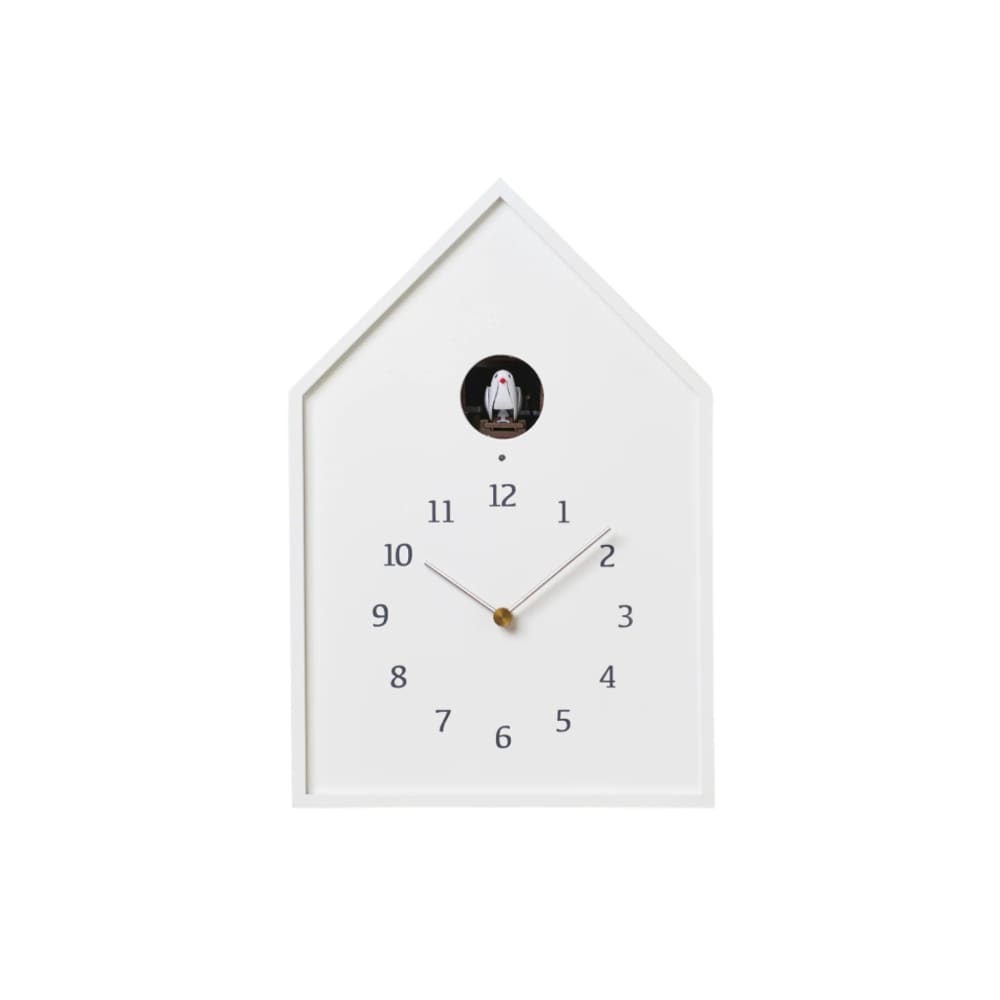 Horloge murale - Birdhouse - Blanc - HORLOGE MURALE