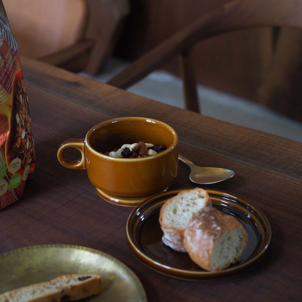 Mug à soupe empilable - Smith - Brun - VAISSELLE