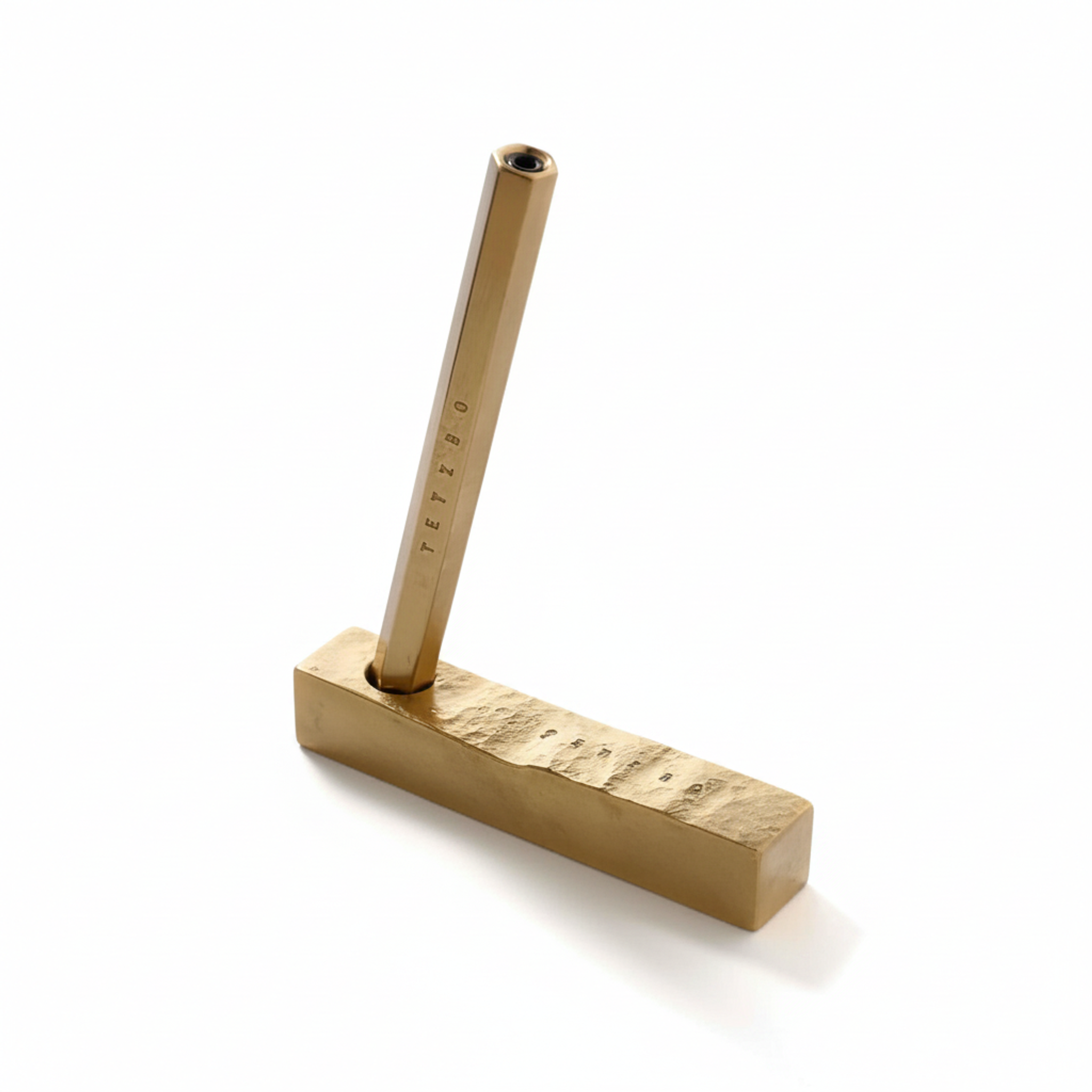 Pen stand - Rectangle - Brass