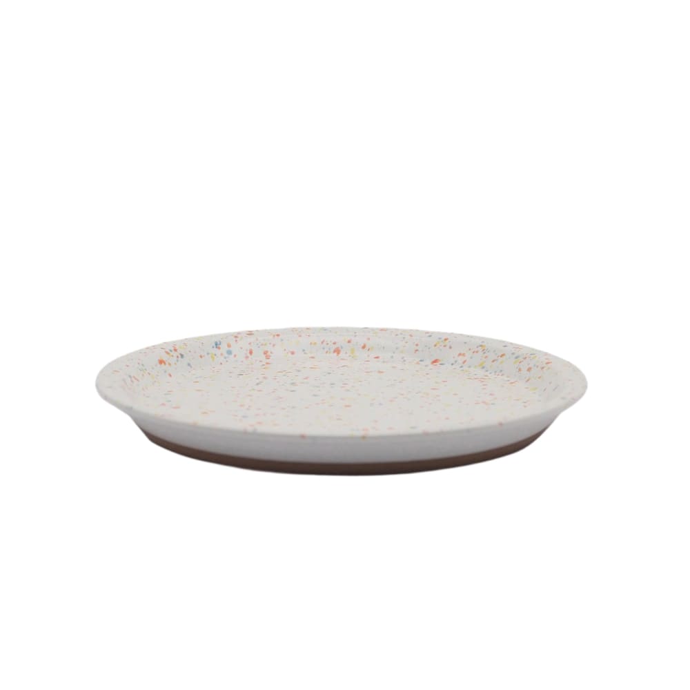 Petite assiette - Splash - Blanc & Orange - VAISSELLE