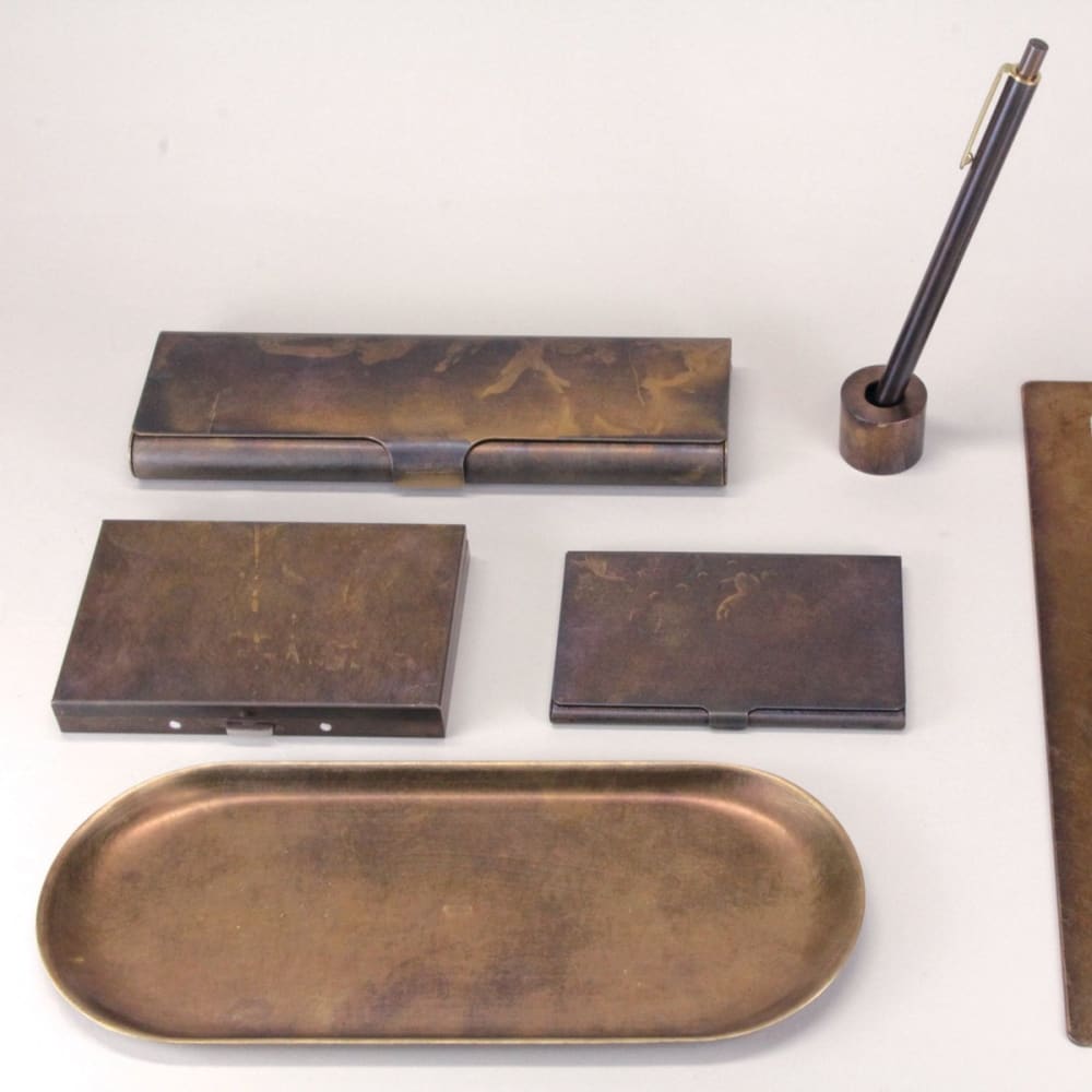 Porte Cartes de Visite - Laiton oxydé - CARDCASE