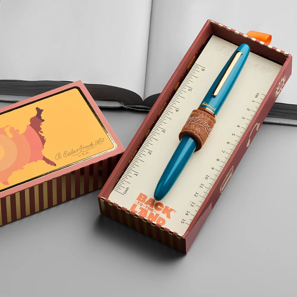 Stylo à plume - Back to the Lands Estie - Funky Lake - Bordure dorée - F - FOUTAIN PEN
