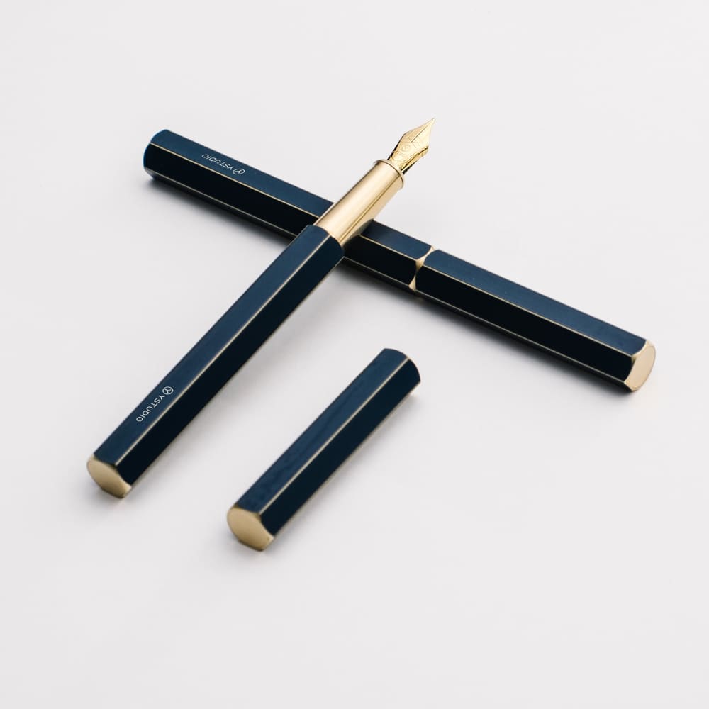 Stylo Plume Bleu Portable (M) - Classic Revolve - STYLOS PLUMES