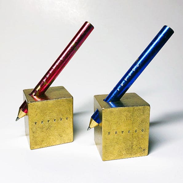 Tetzbo Porte-stylo en laiton - ACCESSOIRES DE BUREAU