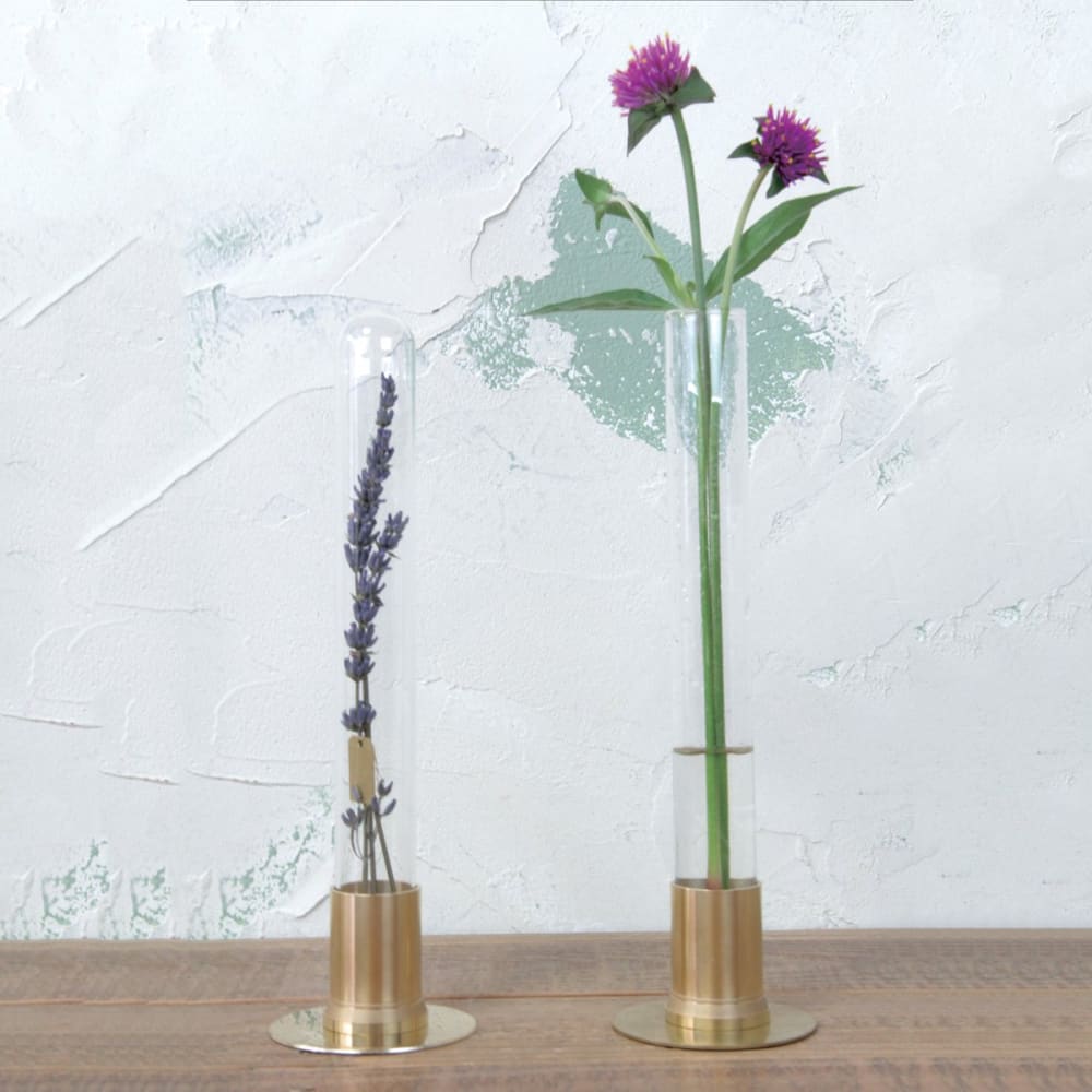 Vase soliflore - Laiton oxydé - ACCESSOIRES DE BUREAU
