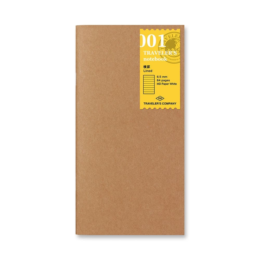 001 - Carnet ligné (classique) TRAVELER’S NOTEBOOK REFILLS