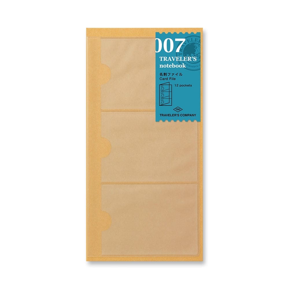 007 - Porte cartes (classique) TRAVELER’S NOTEBOOK REFILLS