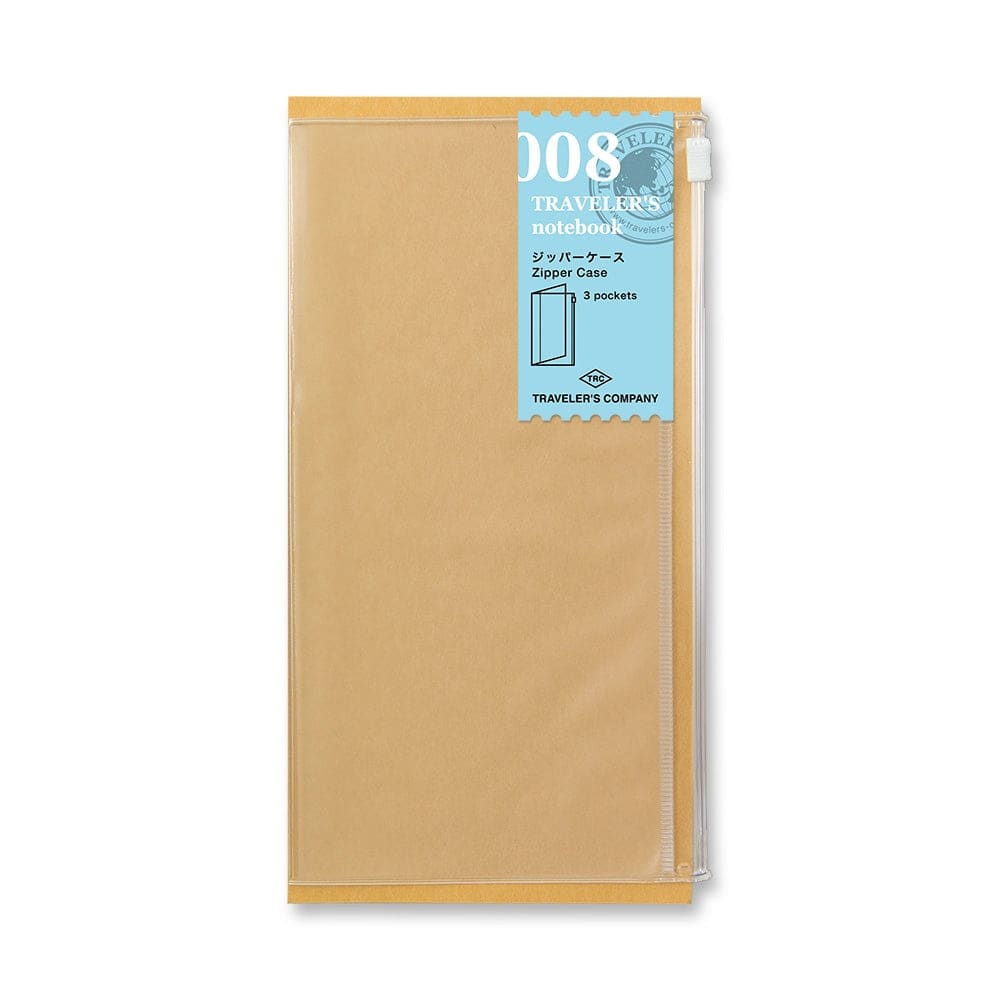 008 - Pochette zippée (classique) TRAVELER’S NOTEBOOK REFILLS