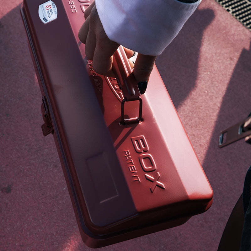 Boîte à outils Toyo Steel T350 brique rouge | Godillot