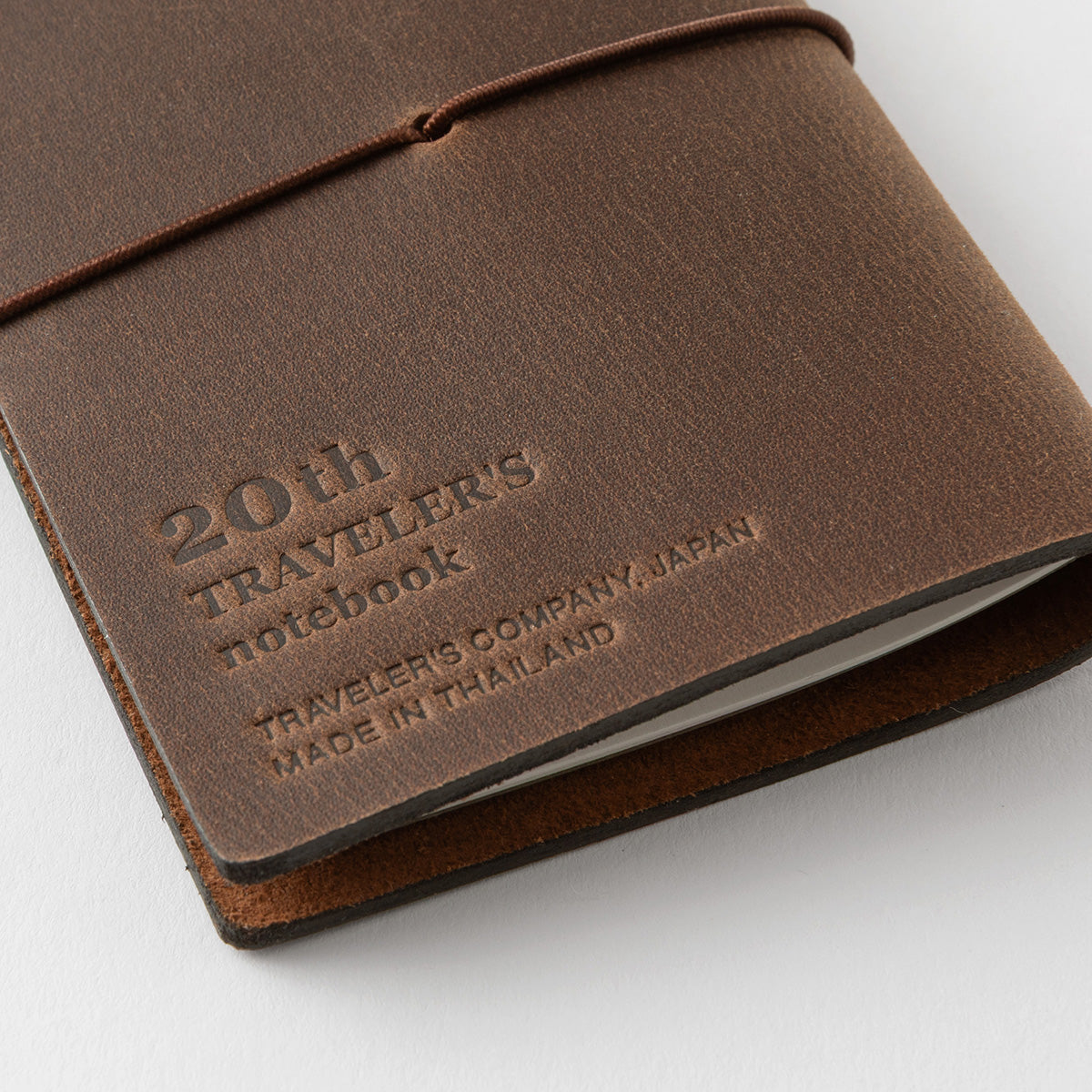 TRAVELER'S notebook Card Size 20e anniversaire, marron