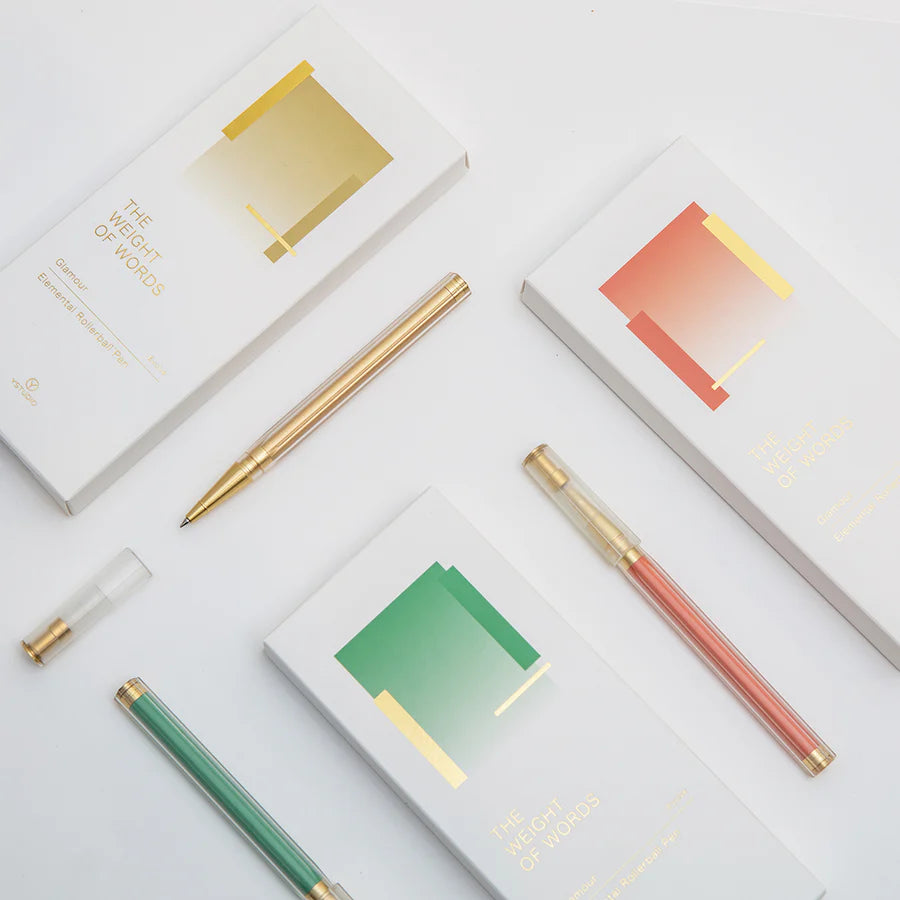 Stylo roller Glamour Evolve ystudio, Elemental, Vert
