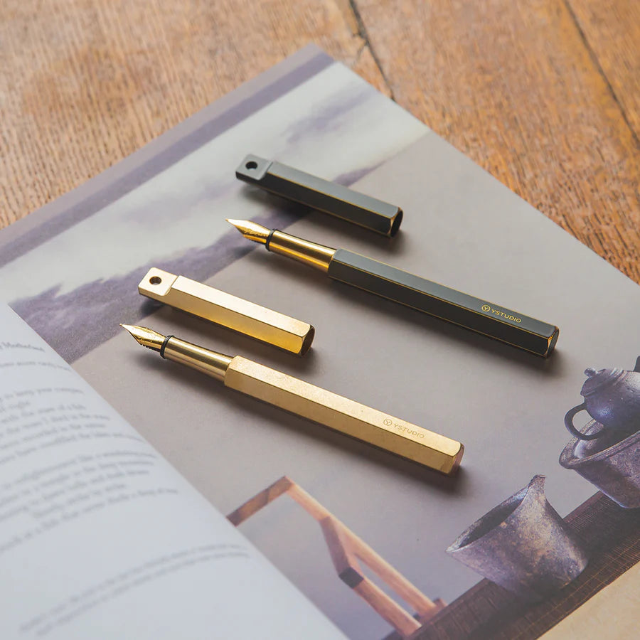 Stylo-plume Classic Revolve Brass · YSTUDIO | Maison Godillot