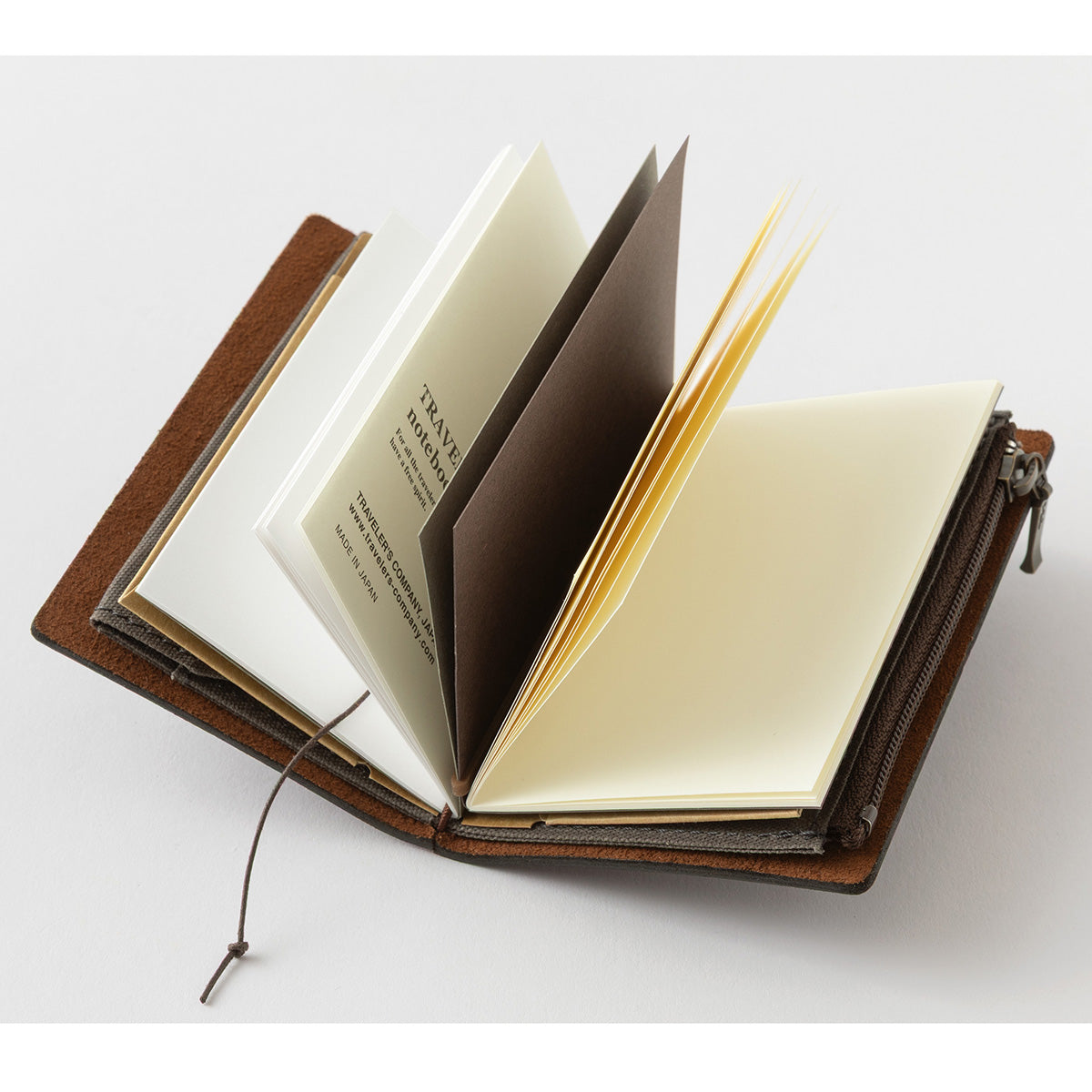 TRAVELER'S notebook Card Size 20e anniversaire, marron