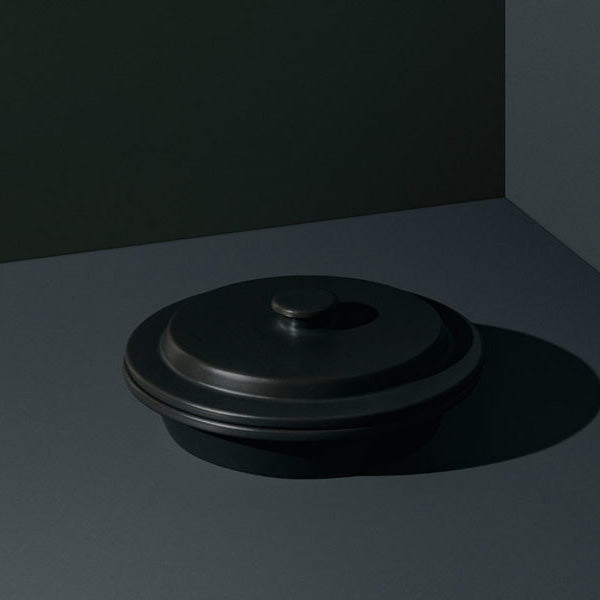 Cocotte plate 30 cm - Noir Jais