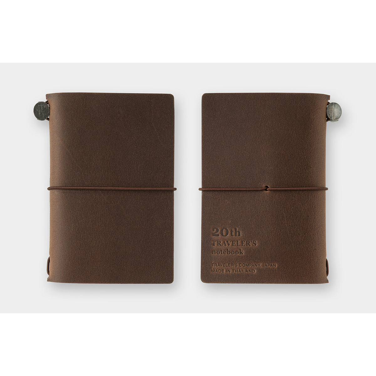 TRAVELER'S notebook Card Size 20e anniversaire, marron