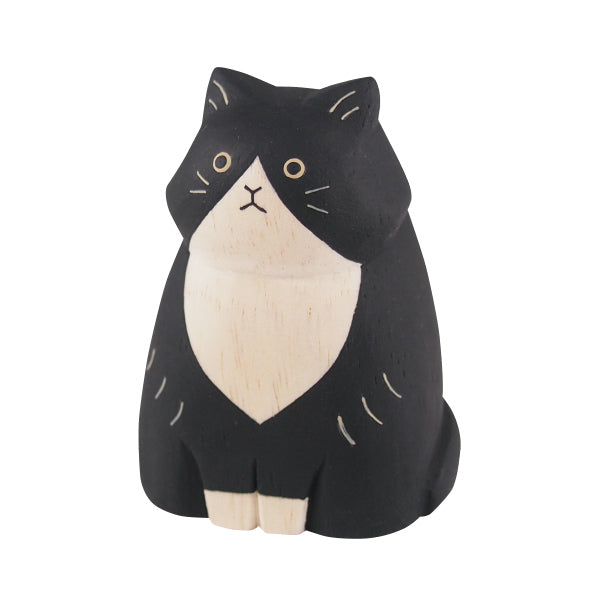 Holzfigur – Hachiware mit langem Fell