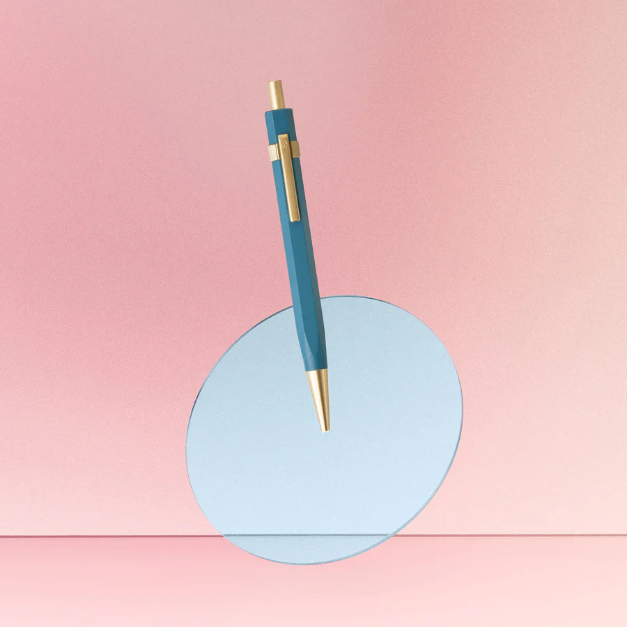Stylo à bille Glamour Evolve ystudio, Ocean Sustainable, Mer indigo