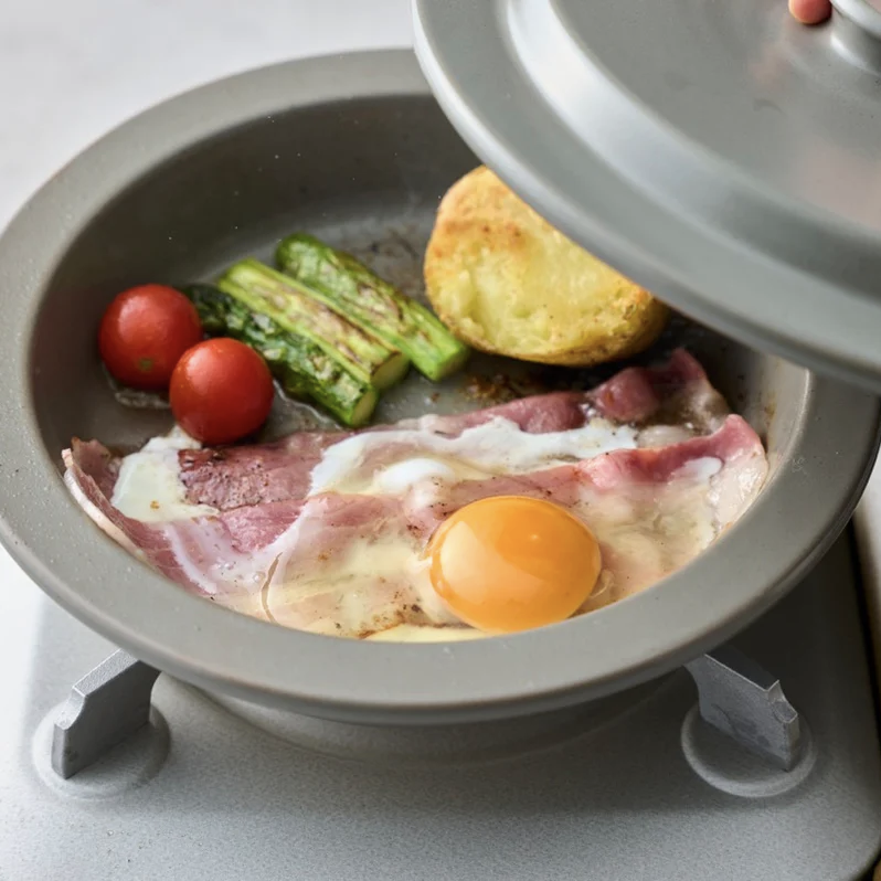 Cocotte plate 24 cm - Roche Ignée