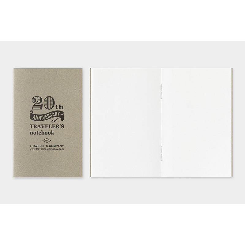 TRAVELER'S notebook Card Size 20e anniversaire, noir