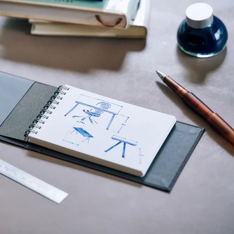 Mini-Notizbuch Umschlag - Enshu orimono 04