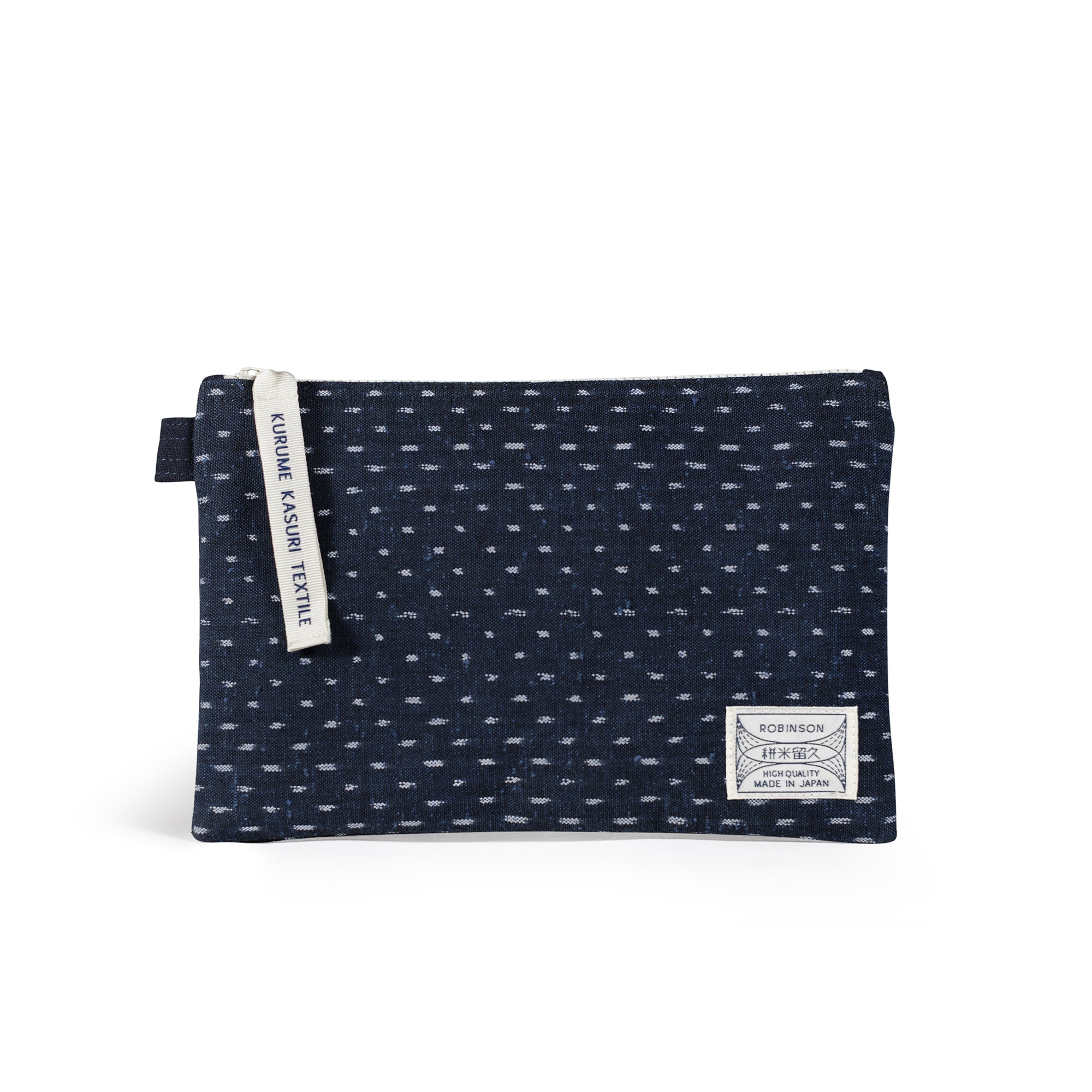 Tasche M Kleine Punkte Blau/Weiß