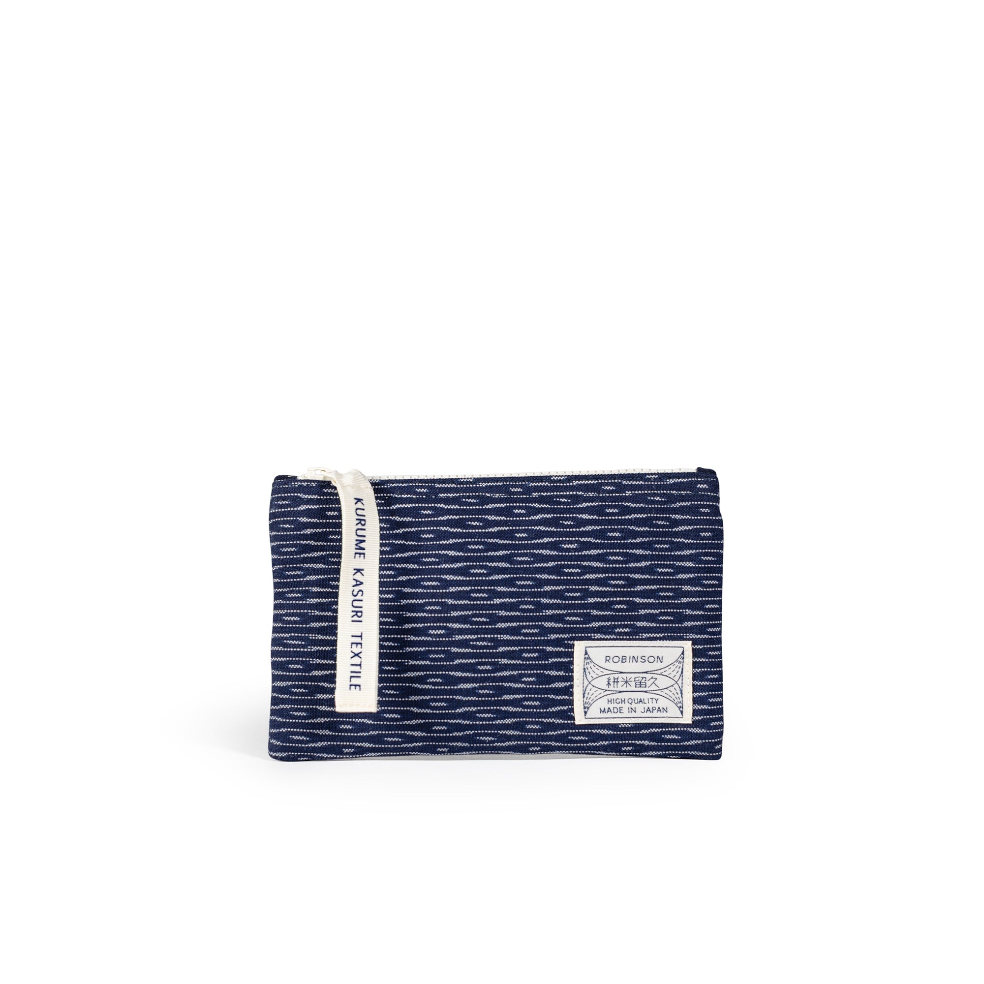 Tasche S Wellenmuster Marine/Weiß