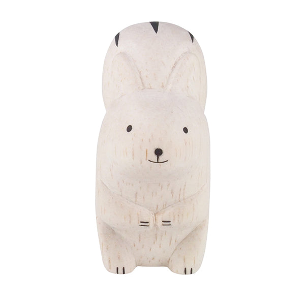 Figurine Écureuil en bois, T-LAB Polepole