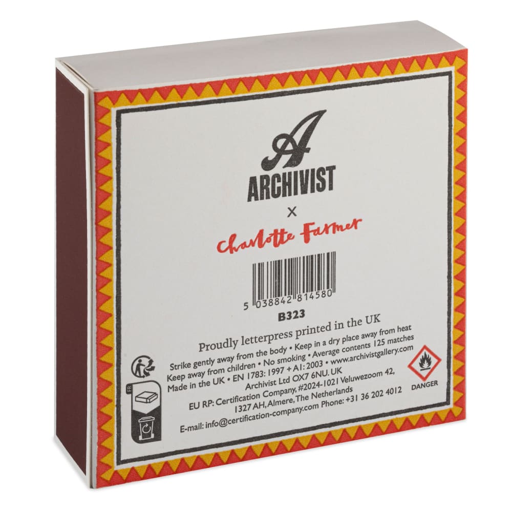 Boite d’allumettes - Eléphant par Charlotte Farmer - ALLUMETTES