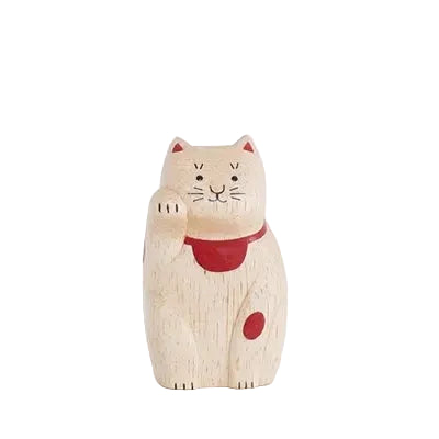 Holzfigur – Maneki Neko – ENGIMON mini Kollektion