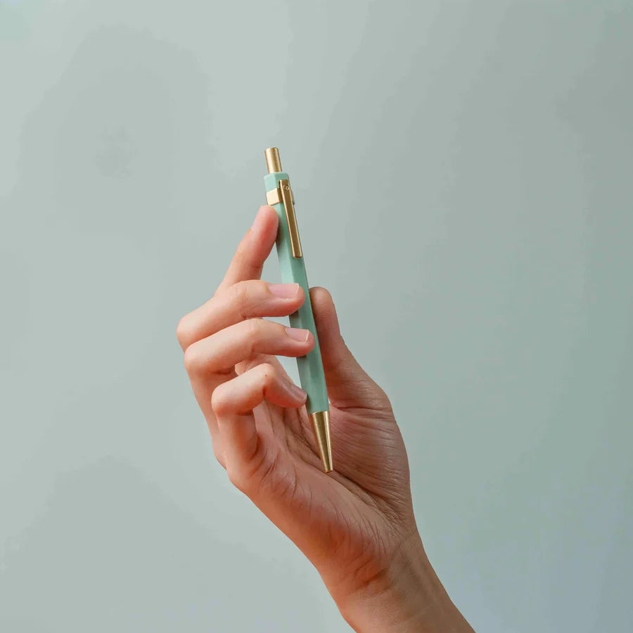 Stylo à bille Glamour Evolve ystudio, Ocean Sustainable, Vert sarcelle