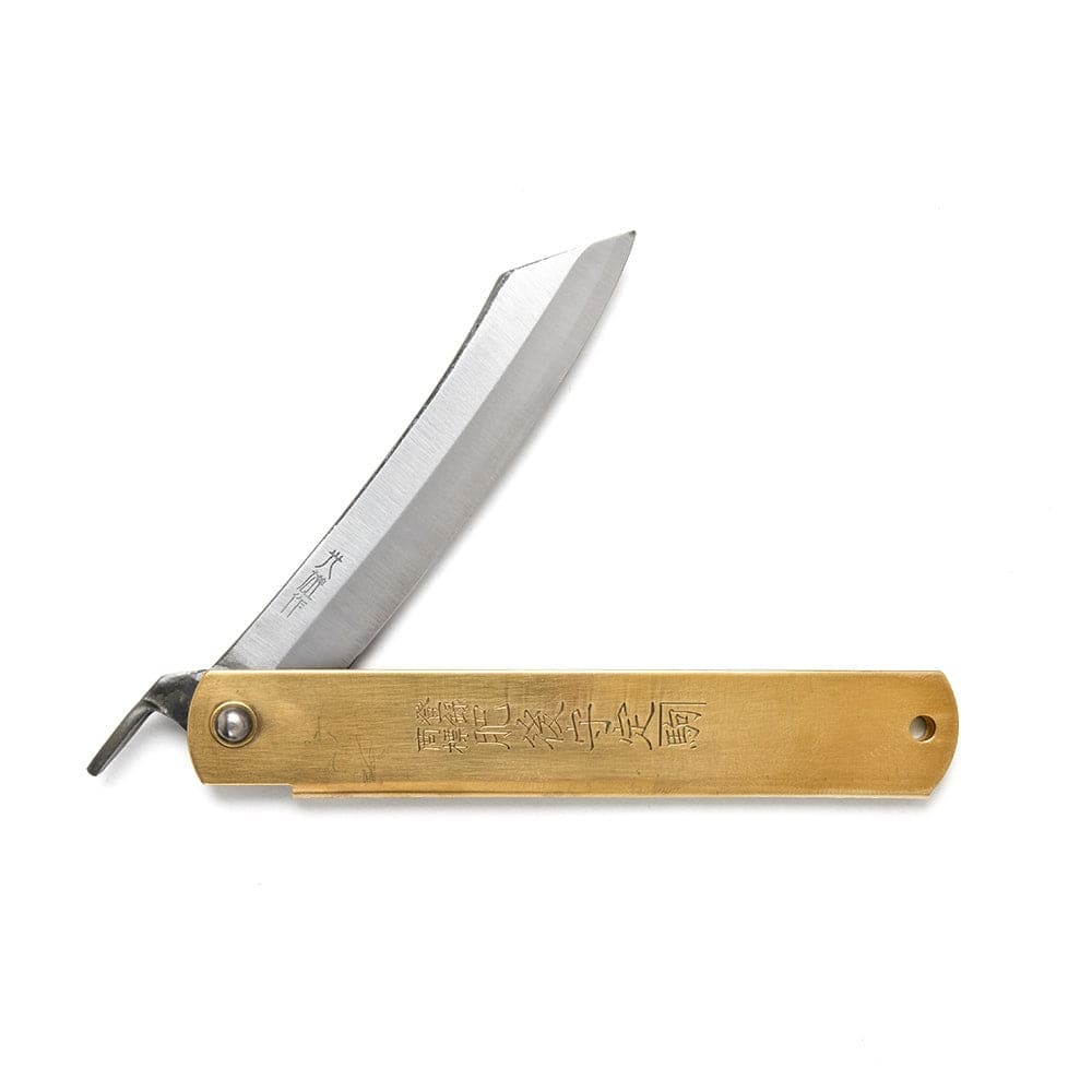 Couteau pliant - Finition laiton - LL - COUTEAUX DE POCHES