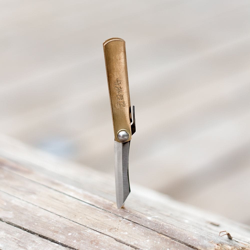 Couteau pliant - Finition laiton - SS - COUTEAUX DE POCHES